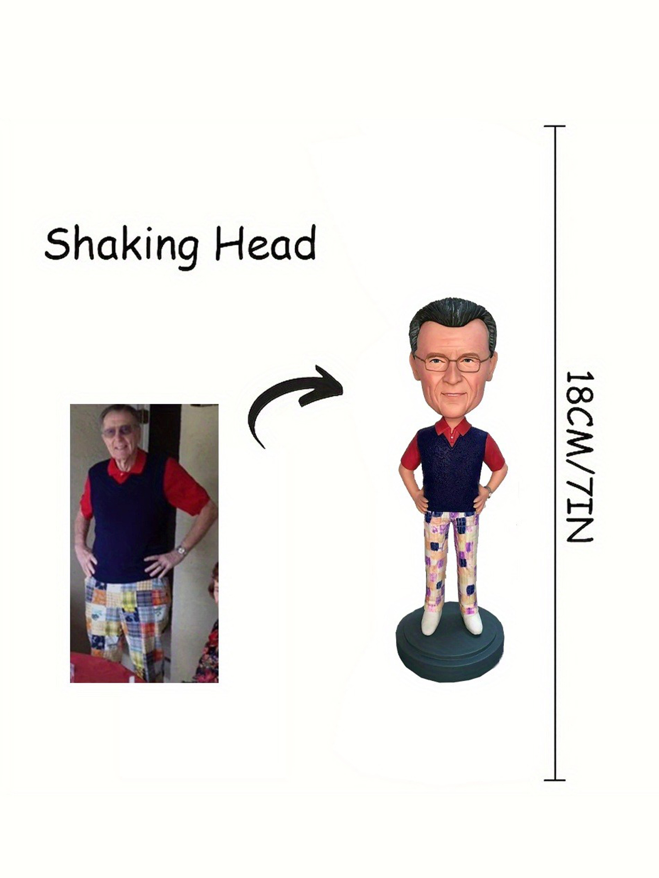 Customize Personalized Cartoon Clay Figurines Photo-Customized Exclusive Gifts